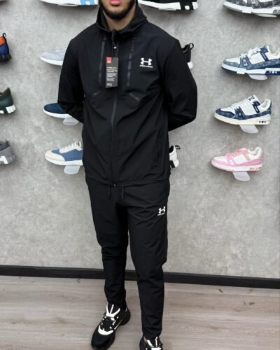 Underarmour Trainingspak Black White Logo