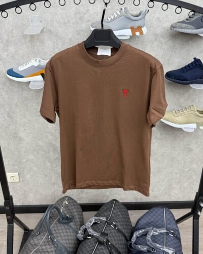 Ami Basic Brown Tshirt