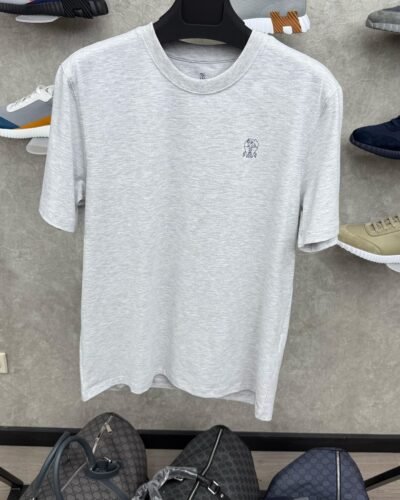Brunello Cucinelli Grey T-Shirt