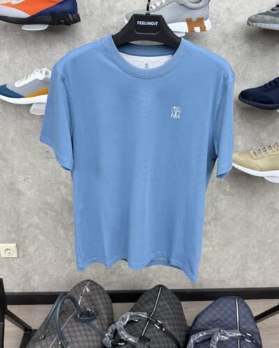 Brunello Cucinelli Blue T-Shirt
