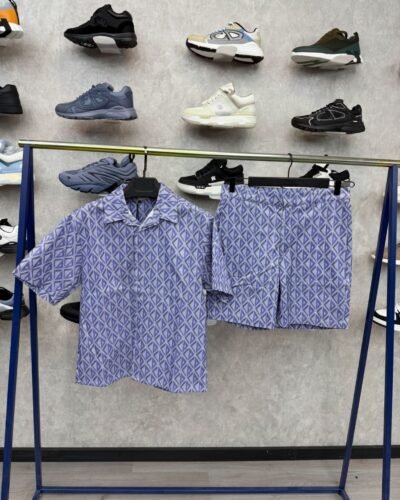 Christian Dior Zomerset Patroon Blauw