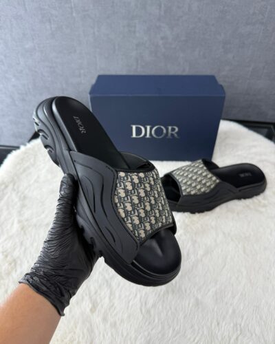 Christian Dior H-Town Black Sandal