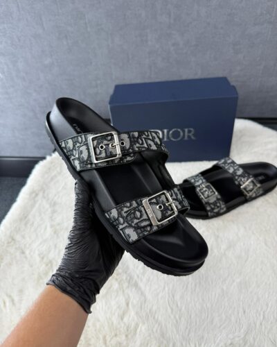 Christian Dior Aqua Oblique Sandal