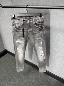 Amiri Grey Jeans Lines