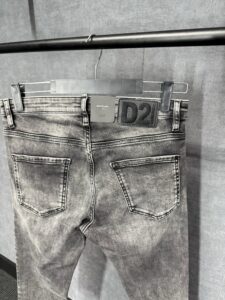 Dsquared2 Grey Jeans D2 Black Label - Afbeelding 4