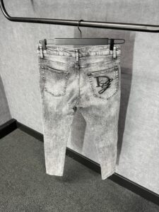 Docle & Gabbana Grey Jeans Big Logo - Afbeelding 3