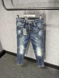 Dsquared2 Blue Star Jeans Glimmende Label