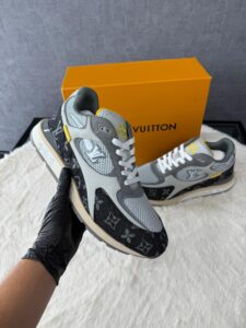 Louis Vuitton Run Away Sneakers Grey Yellow