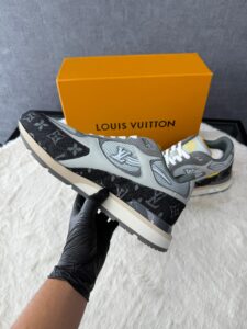Louis Vuitton Run Away Sneakers Grey Yellow - Afbeelding 3
