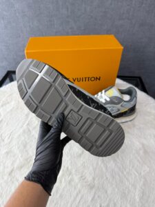 Louis Vuitton Run Away Sneakers Grey Yellow - Afbeelding 6