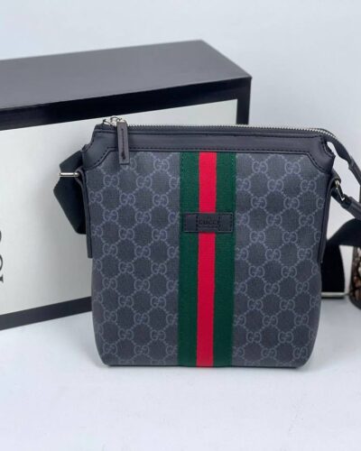 Gucci Supreme Webstripe Canvas Messenger Bag