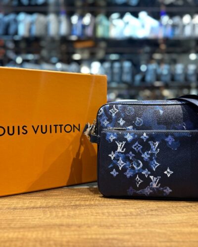 Louis Vuitton Blue Watercolor Monogram Trio Messenger Bag