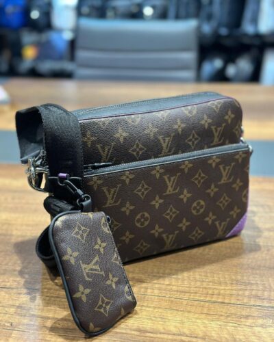 Louis Vuitton Brown Shoulder Crossbody Bag