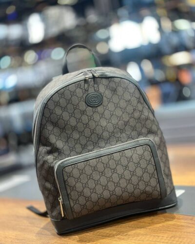 Louis Vuitton Brownish Grey Canvas Shoulder Bag
