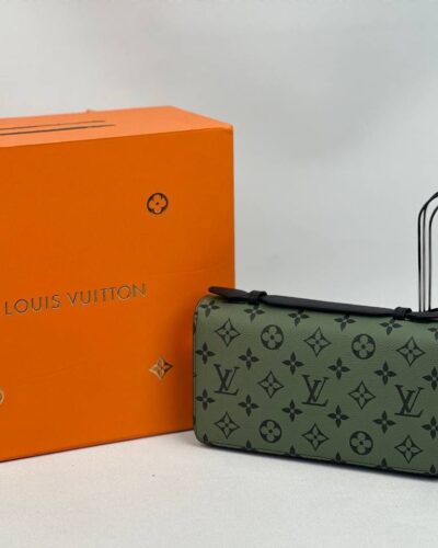 Louis Vuitton Green Unisex Trio Messenger Bag