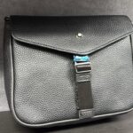 Louis Vuitton Grey Black Monogram Trio Messenger Bag