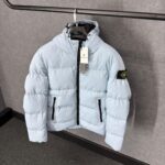 Stone Island Lichtblauw Winterjas