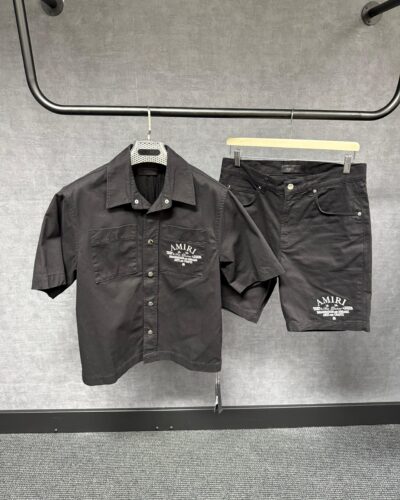 Amiri Black Men Causal Summer Set