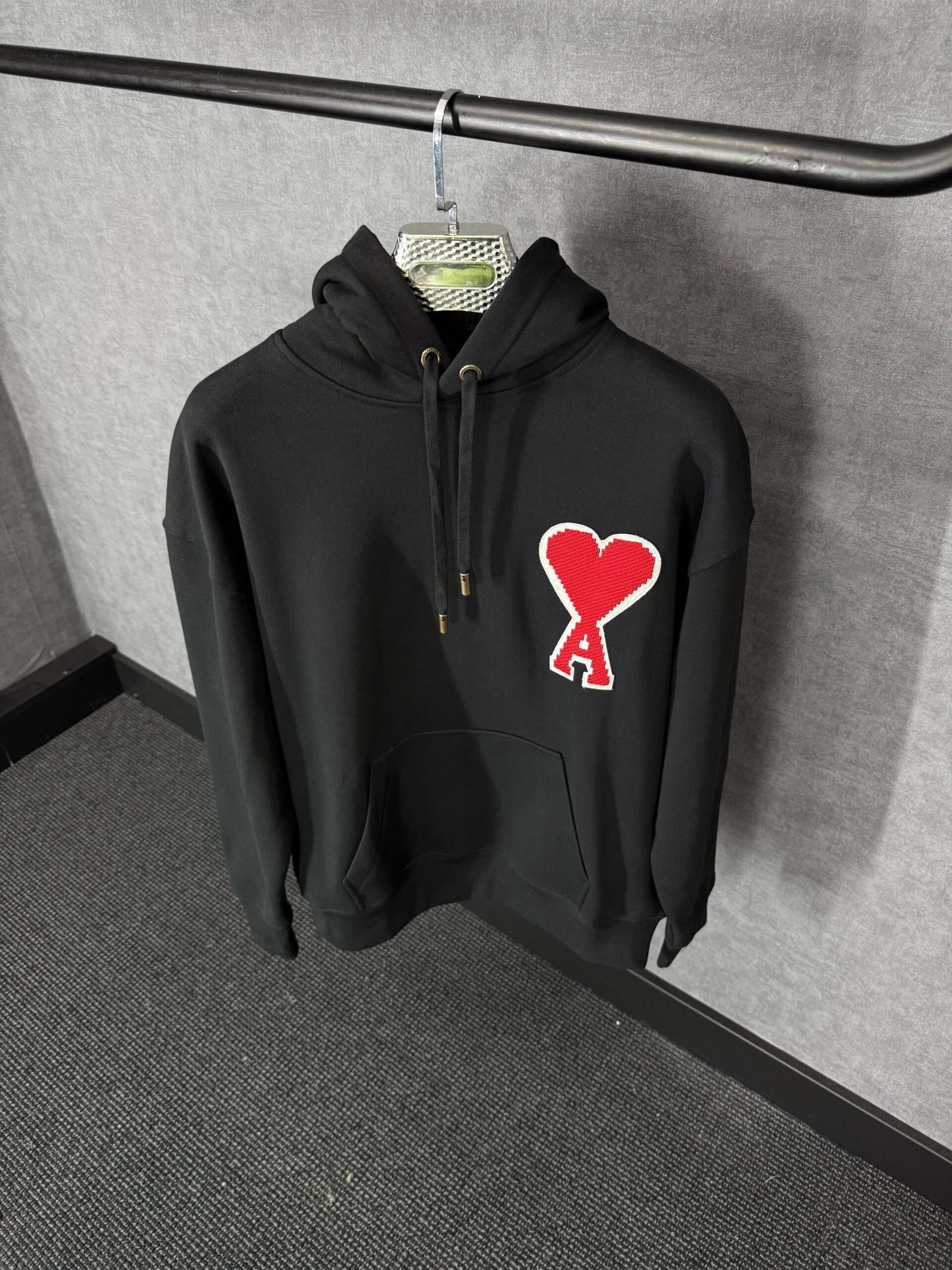 Ami Black Hoody High Quality - Afbeelding 1