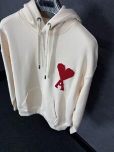 Ami Beige Hoody High Quality - Afbeelding 2