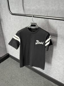 Amiri Black T-Shirt Arm Strepen