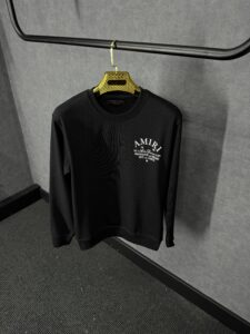 Amiri Black Sweater Logo