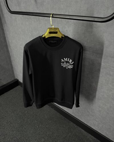 Amiri Black Sweater Logo