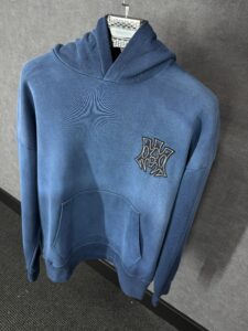Amiri Blue Hoody High Quality - Afbeelding 2