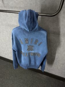 Amiri Blue Hoody High Quality - Afbeelding 3