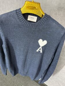 Ami Blue Sweater Wol - Afbeelding 2