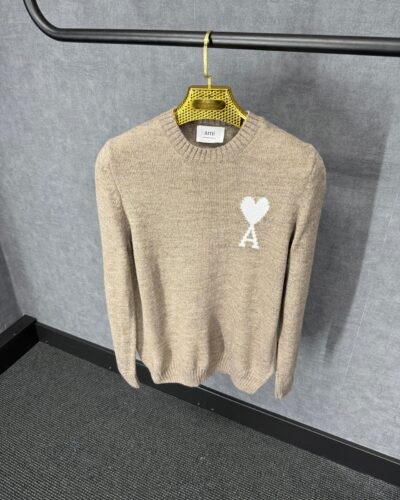 Ami Brown Sweater Wol