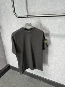 Stone Island Black Arm Badge Logo T-Shirt
