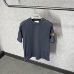 Stone Island Blue Arm Badge Logo T-Shirt