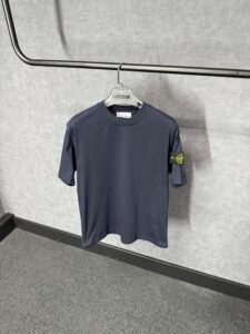 Stone Island Blue Arm Badge Logo T-Shirt