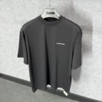 Balenciaga Black T-Shirt White Text