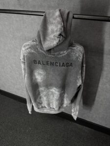 Balenciaga Stone Grey Hoody High Quality - Afbeelding 2