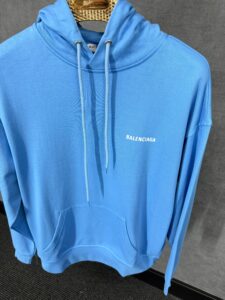 Balenciaga Blue Hoody White Text - Afbeelding 2