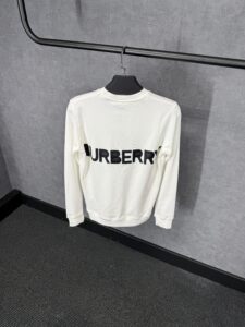 Burberry White Sweater Text Logo - Afbeelding 3