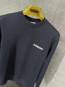 Burberry Blue Sweater Basic Text - Afbeelding 2