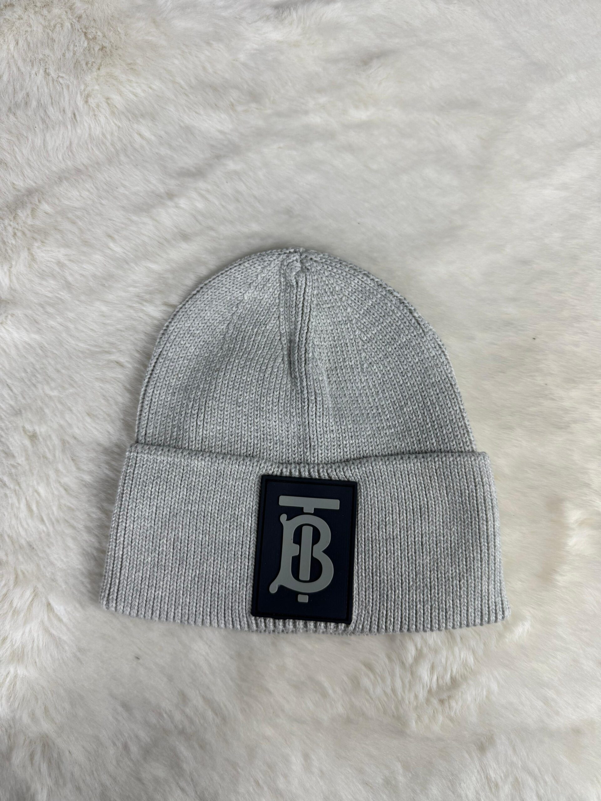 Burberry (B) Muts Lichtgrijs - Afbeelding 1
