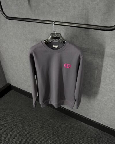 Christian Dior CD Sweater Grey, Purple Logo