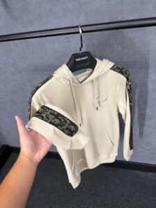 Christian Dior Beige Hoody CD Oblique - Afbeelding 2