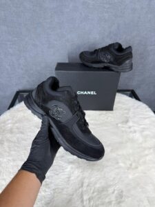 Chanel Sneakers Black on Black