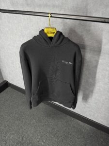 Christian Dior Black Hoody High Quality