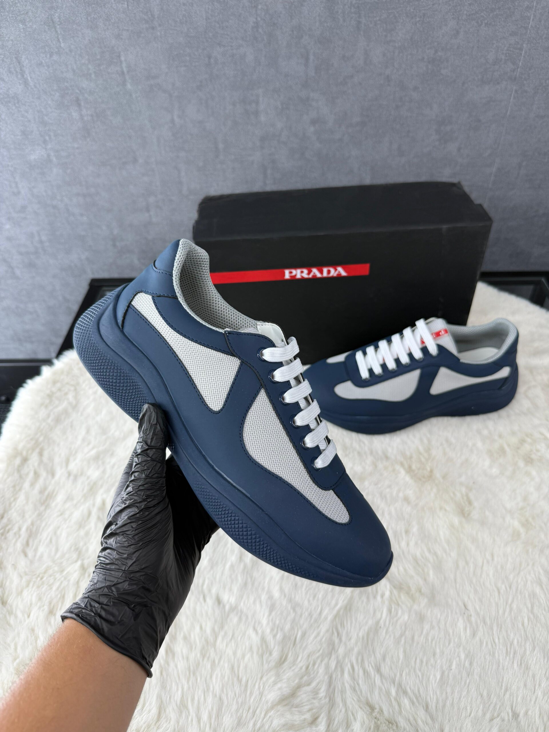 Prada Cups Donker Blauw Mat - Afbeelding 1