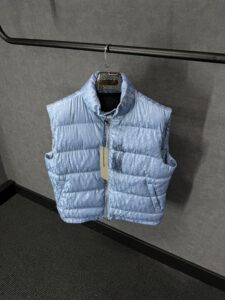 Christian Dior Oblique Bodywarmer Lightblue High Quality