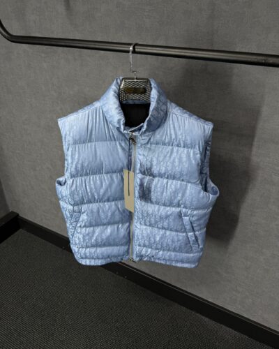 Christian Dior Oblique Bodywarmer Lightblue High Quality