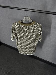 Christian Dior Oblique Groen T-Shirt - Afbeelding 2