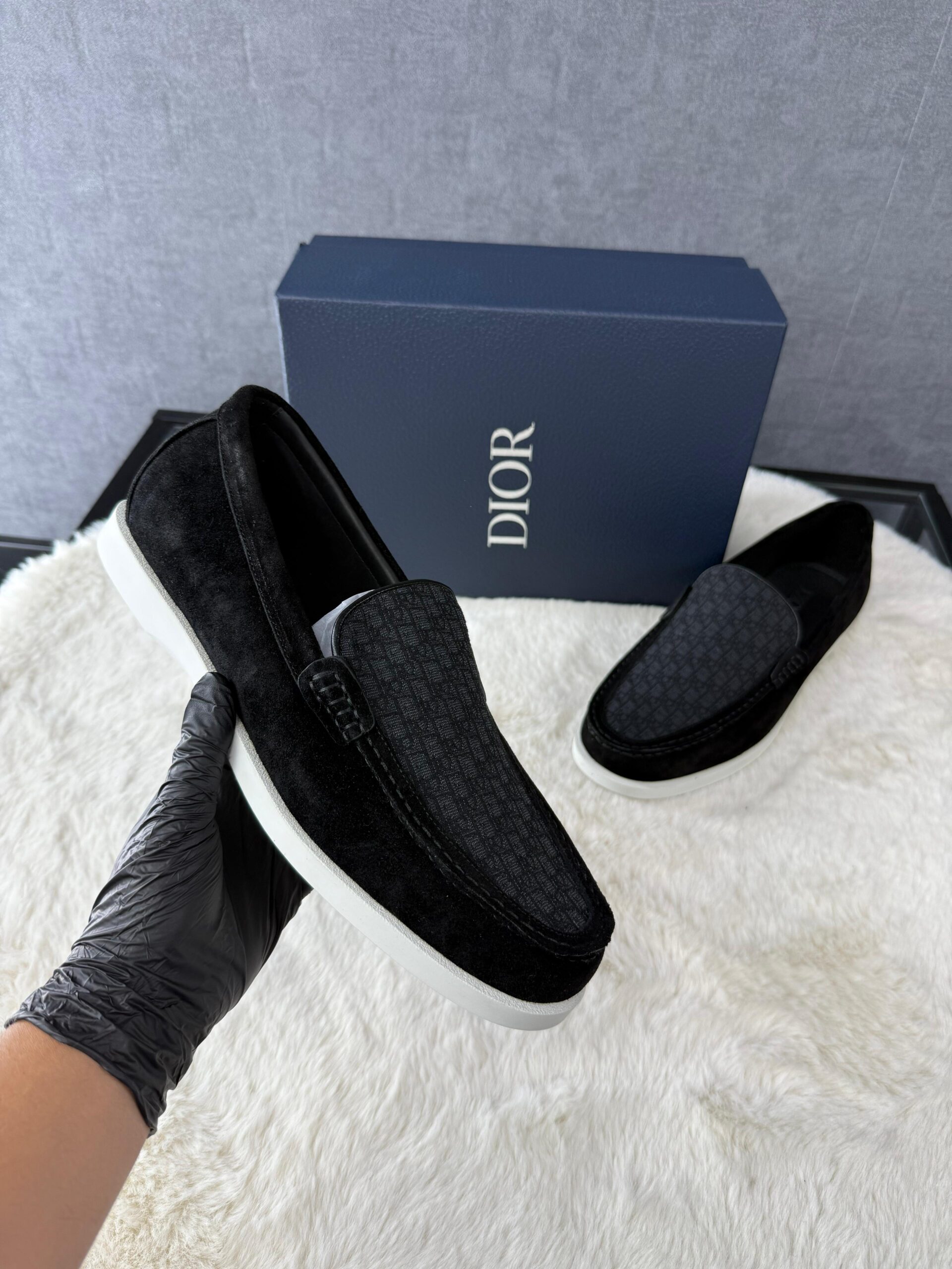 Christian Dior Black on Black Instappers Oblique - Afbeelding 1