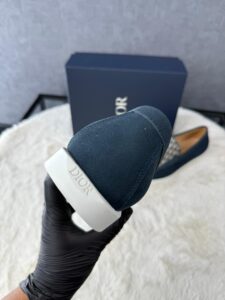 Christian Dior Blue Instappers Oblique - Afbeelding 4